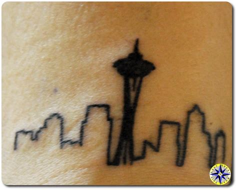 Seattle Skyline Tattoo