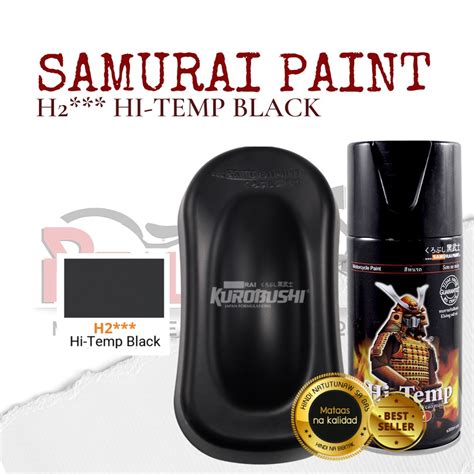 SAMURAI SPRAY PAINT Hi Temp Black 300ml Shopee Philippines