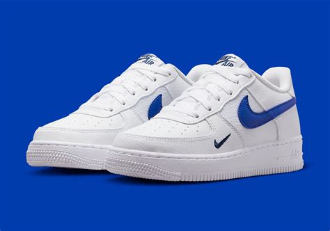 Nike Air Force Low Gs White Royal Fn Sneakernews