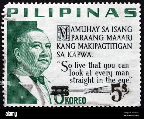 PHILIPPINES CIRCA 1968 A Stamp Printed In Philippines Shows Elpidio