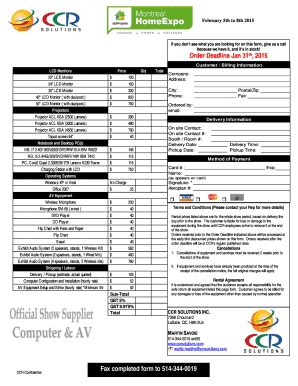 Fillable Online Expohabitation Fax Completed Form To Order