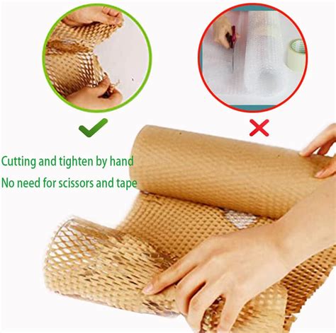 Buy Honeycomb Cushioning Wrapping Roll Kraft Cushioning Wrap Roll