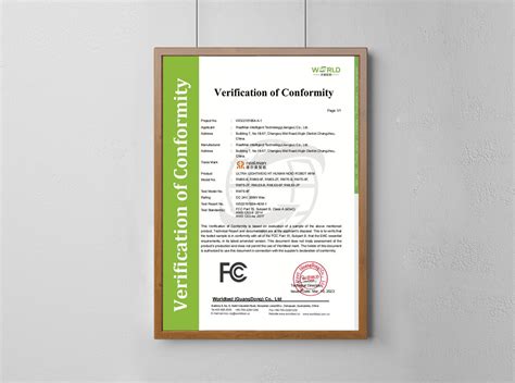 Fcc Certification Certificate Jiangsu Company Realman Intelligent