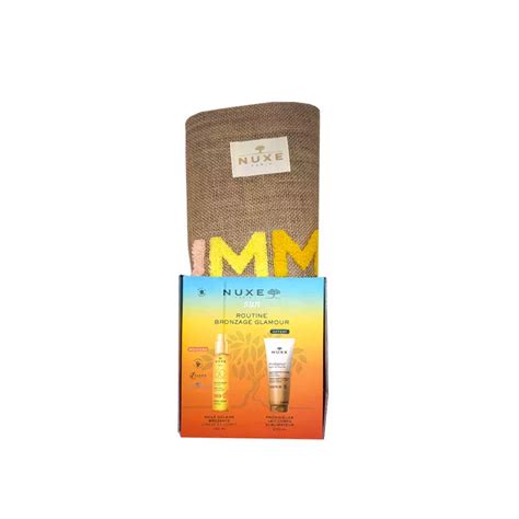 NUXE SUN ROUTINE BRONZAGE GLAMOUR SPF50+
