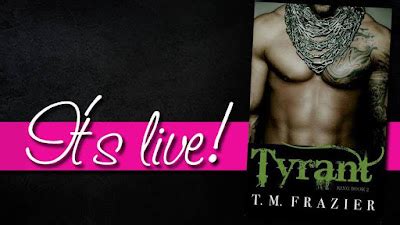 Blog Tour Eliza S Review Giveaway Tyrant King 2 By T M Frazier