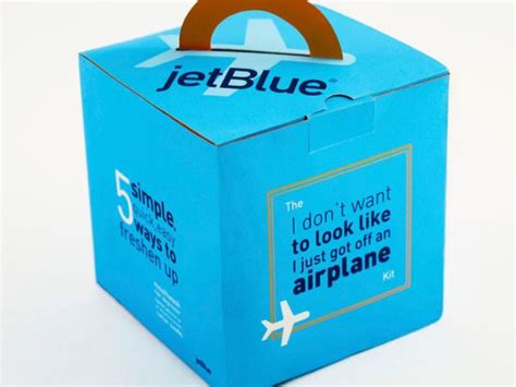 Jetblue By Lauren Dakai Via Behance Jetblue Airline Amenities Kits