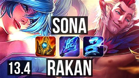 SONA Jhin Vs RAKAN Xayah SUP 4 1 27 1 3M Mastery 300 Games