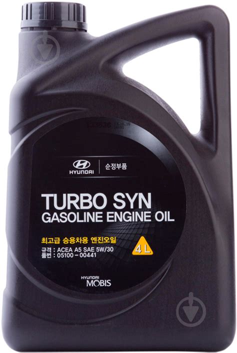 ᐉ Моторное масло Hyundai/Kia Turbo SYN Gasoline 5W-30 4 л (05100-00441 ...