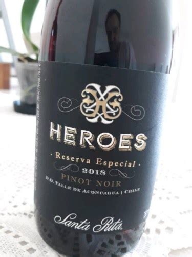 2019 Santa Rita Héroes Reserva Especial Pinot Noir Vivino US