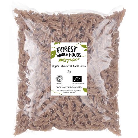 Organic Wholewheat Fusilli Pasta Forest Whole Foods