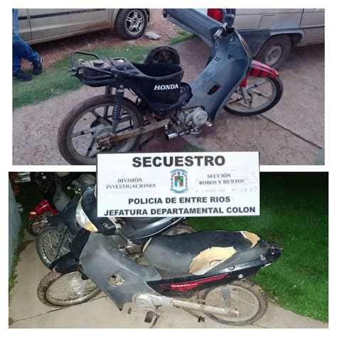 Se recuperaron dos motos que habían sido robadas Infopalmares