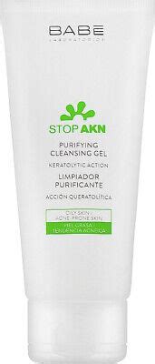 Babe Stop Akn Deep Cleansing Gel Ml For Oily Facial Skin And Acne Prone Skin Ebay