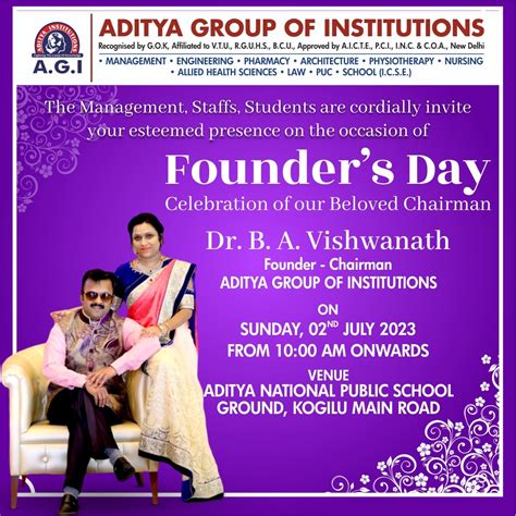 Founder’s Day Celebration - Aditya Pharmacy