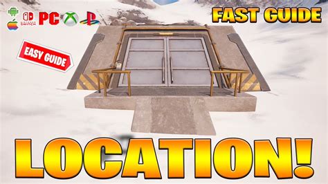 Where To Find Secret Bunker In Fortnite How To Get Secret Bunker Mod Bench Locations Youtube