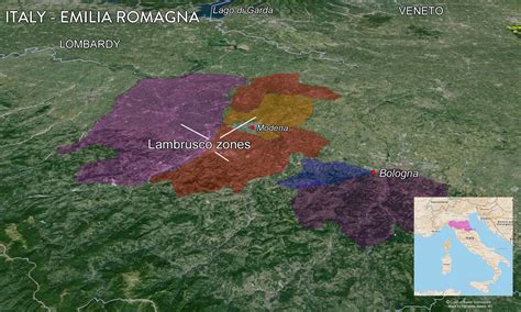 Map Italian Wine Regions — Tenzing