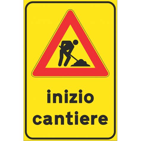 Segnaletica Temporanea Inzio Cantiere