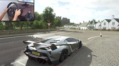 Lamborghini Veneno Forza Horizon Logitech G Gameplay Youtube