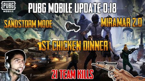 PUBG Mobile Miramar 2 0 Gameplay SANDSTORM MODE Update 0 18 1st