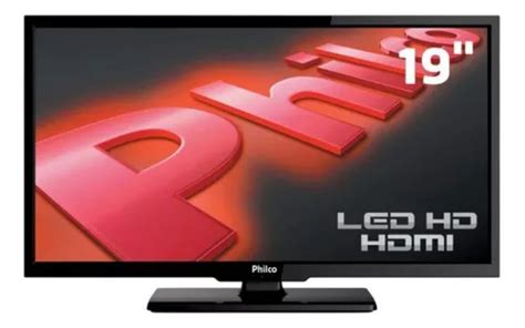 Monitor Tv Philco Led 19 Polegadas Ph19b16d Preto 110v 220v