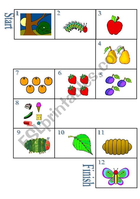 The Very Hungry Caterpillar Worksheets