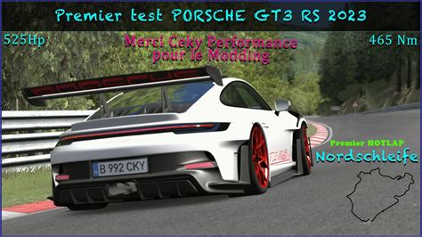 Hotlap Porsche Gt Rs Premiers Essais Assetto Corsa