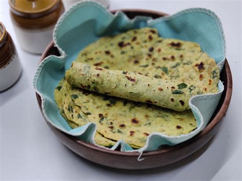 Thepla Soft Flatbread From Indian State Gujarat