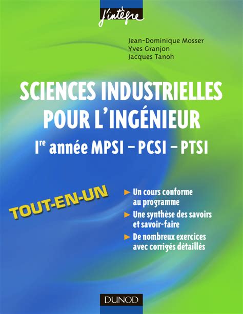 Sciences Industrielles Pour Lingenieur