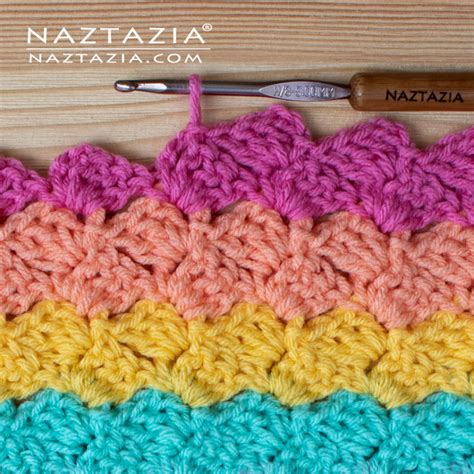 Crochet Crosshatch Stitch - Naztazia