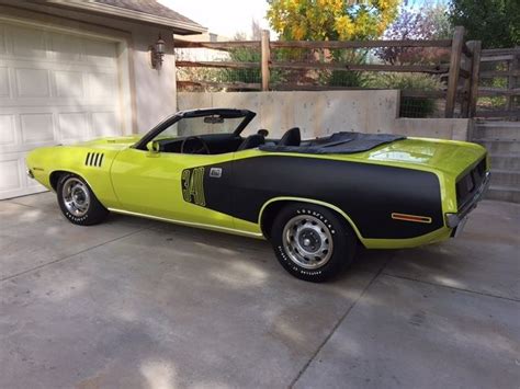 1971 Plymouth Cuda Convertible NUMBERS MATCH BUILDSHEET Classic