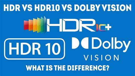 HDR Vs HDR10 Vs Dolby Vision Simple Guide YouTube