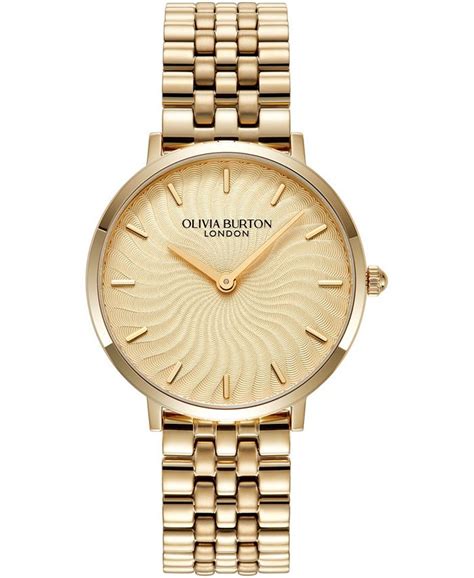 Olivia Burton Womens Radiant Sun Gold Tone Stainless Steel Watch 35mm Macys