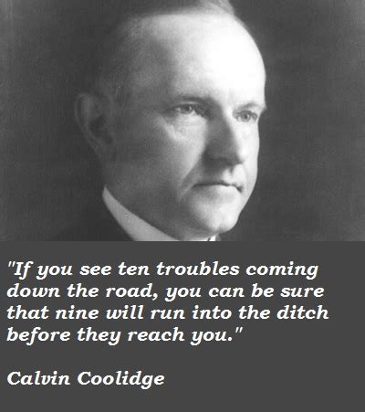 Calvin Coolidge Image Quotation #6 - Sualci Quotes