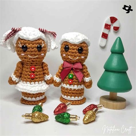 Crochet Bonhomme pain d épices Tuto gratuit Natalina Craft