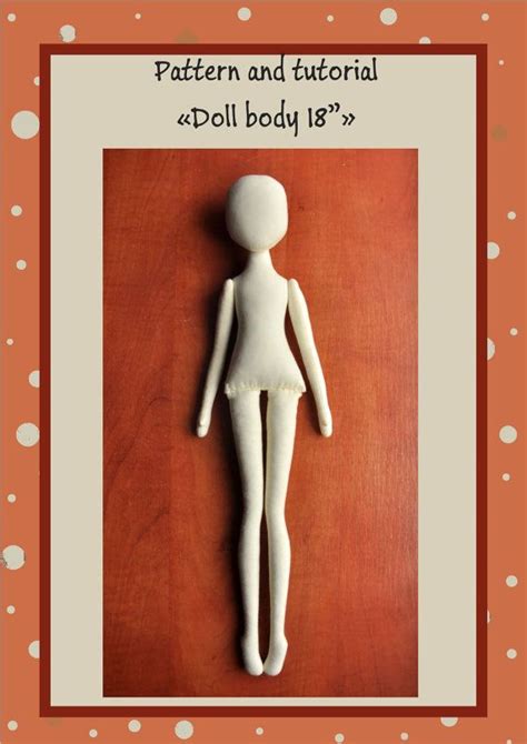 Pdf Cloth Doll Pattern 18 Pdf Sewing Instructionsoft Etsy Artofit