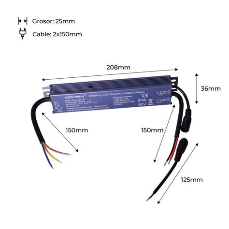 Driver Triac Dimmable Cv V A Ip