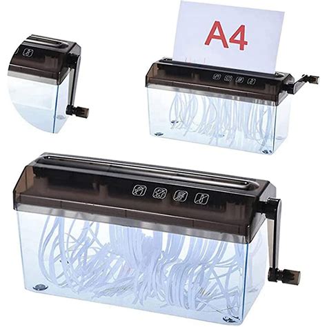 Manual Shredder A4 Mini Hand Shredder Small Office Shredder Desktop