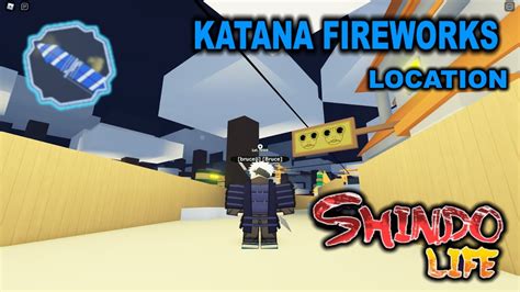 Shindo Life Firework Katana Spawn Location Showcase Roblox Shindo