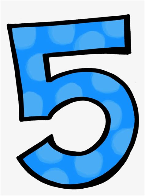 Number Five Clipart