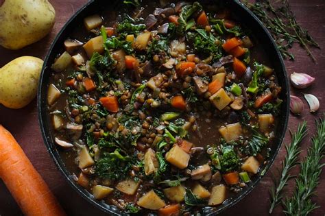 Hearty Vegan Stew One Pot Recipe The Pesky Vegan