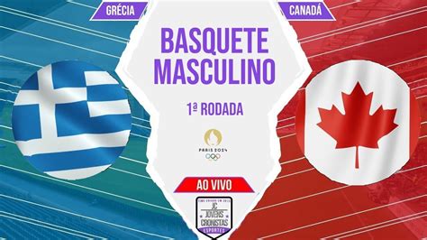 Olimpiadas No Jc Gr Cia X Canad Basquete Masculino