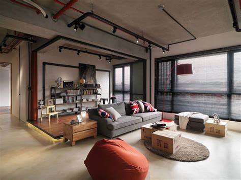 Industrial Loft Apartment In Taipei 21 FLAT