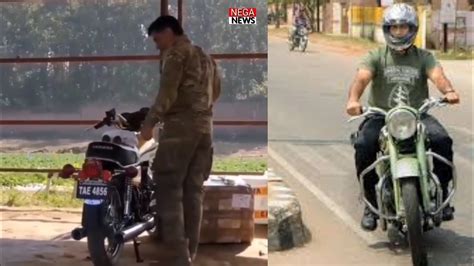 Watch Ms Dhoni Enjoys Yamaha Bike Riding In Ranchi I Nega News Youtube