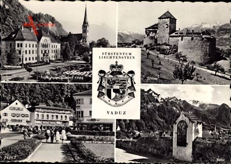 Wappen Vaduz Liechtenstein F Rstentum Regierungsgeb Ude Schloss Xl