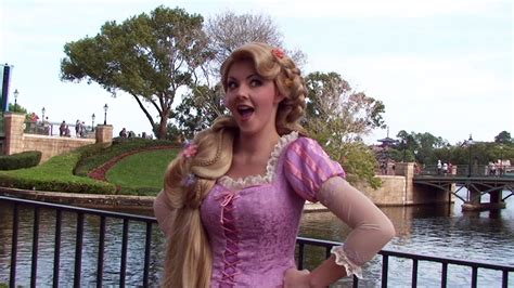 Rapunzel Surprise Meet And Greet At Epcot International Gateway Looking For Pascal And Flynn