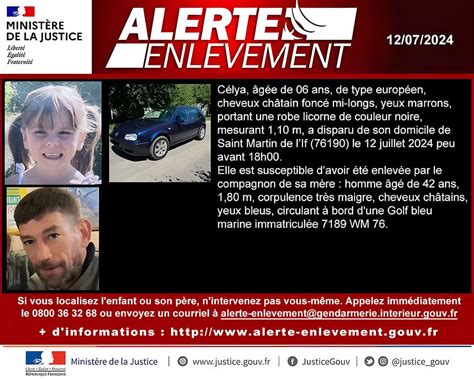 Célya 6 Ans Retrouvée Morte Après Une Alerte Enlèvement Le Suspect Arrêté