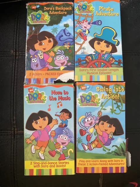 Lot Of Nick Jr Dora The Explorer Vhs Tapes All Different Hot Sex