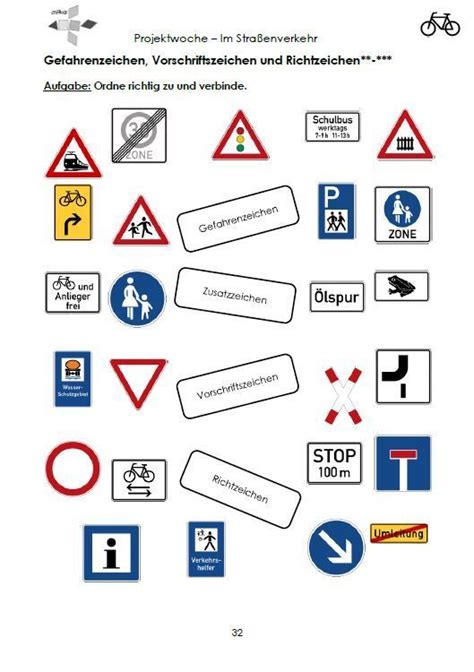 Arbeitsblatt Verkehrszeichen Kindergarten Regeln Und Verkehrsschilder