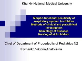 Lecture Respiratory System Pptx