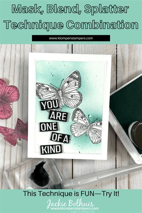 Mask Blend Splatter Technique How To Make Super Fun Greeting Cards