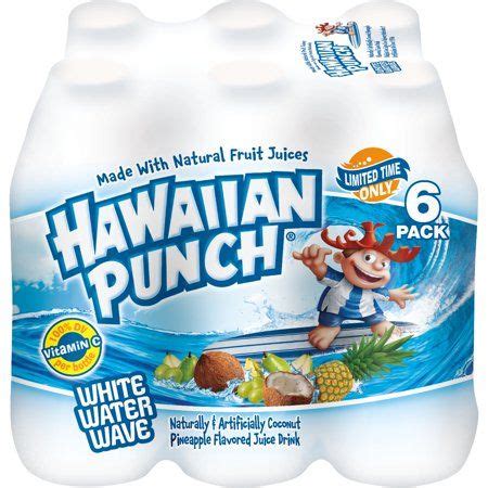 24 Bottles Hawaiian Punch Whitewater Wave 10 Fl Oz Walmart